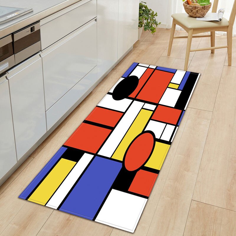 Colorful Kitchen Rug in Print