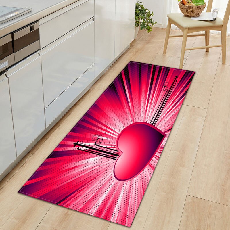 Colorful Kitchen Rug in Print