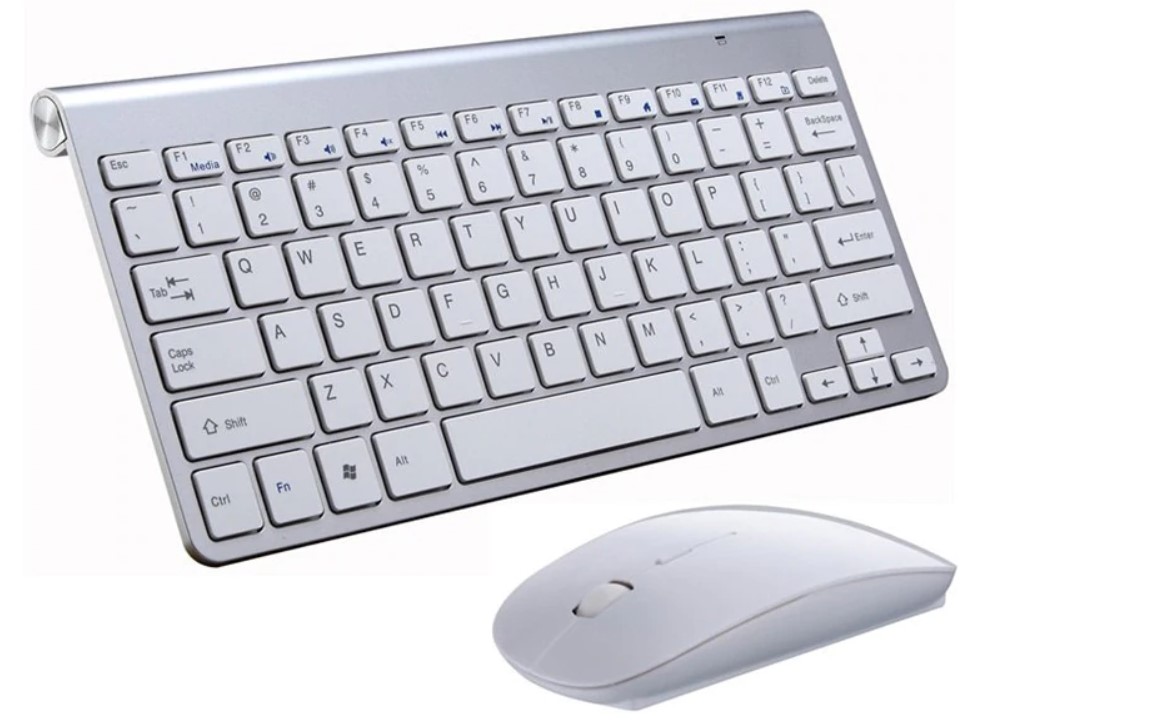 Thin Design Wireless Keyboard and Mouse Set