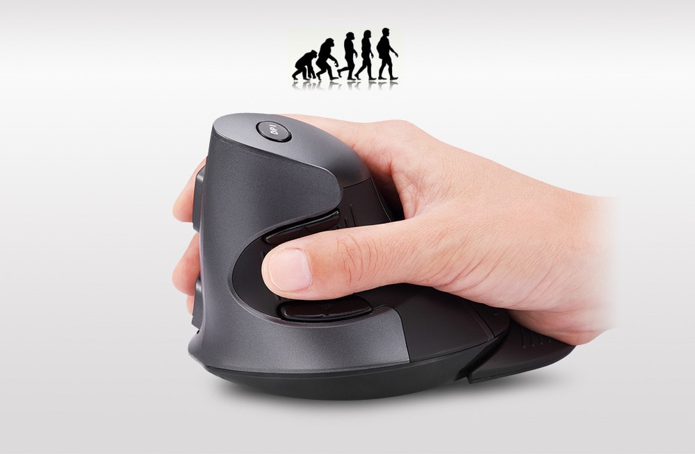 Ergonomic Vertical Wireless Mouse