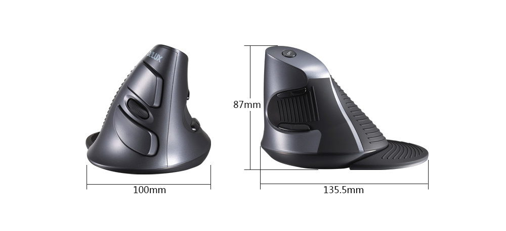 Ergonomic Vertical Wireless Mouse